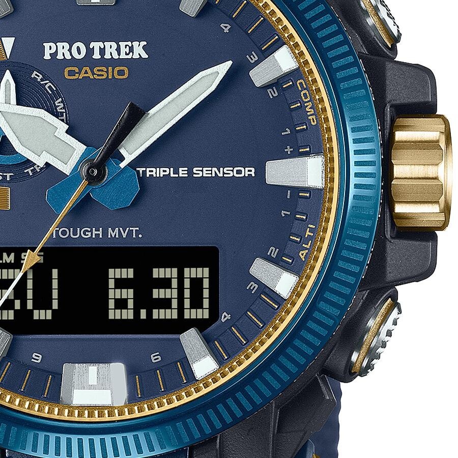 Pre-owned Casio Pro Trek Prw-61ss-2jr 50th Anniversary Limited Model Solar Radio Japan