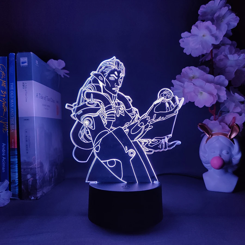 Moira Gamer 3D LED Lamp Desktop Decoration Nightlight Game Room Lighting Xmas Gi