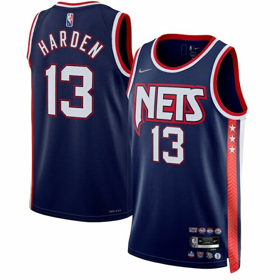 James Harden Brooklyn Nets Nike 2021-22 Swingman Jersey City