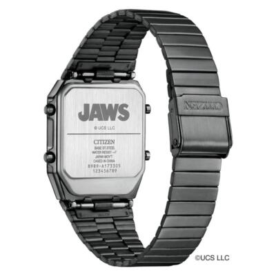 Pre-owned Universal Studios Citizen Jaws Watch Limited To 200 Jg2138-60z Ana-digi Temp
