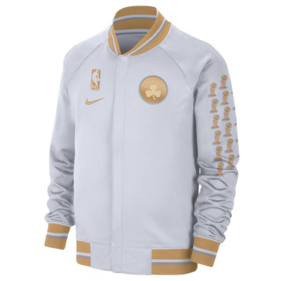 Boston Celtics Nike 2024 NBA Finals Championship Authentic Showtime Jacket NEW