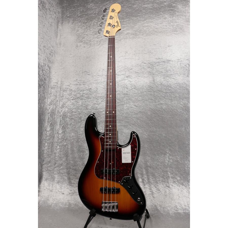 ベース Fender Japan Heritage 60s Jazz bass 3TS Fender Made in Japan Heritage 60s Rosewood 3-Color Sunburst