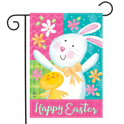 Easter Celebration Bunny Garden Flag Chick 12.5'' x 18'' Briarwood Lane