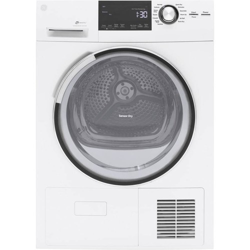 GE Laundry Pair White Front Load GFW148SSLWW Washer & GFT14ESSLWW Dryer
