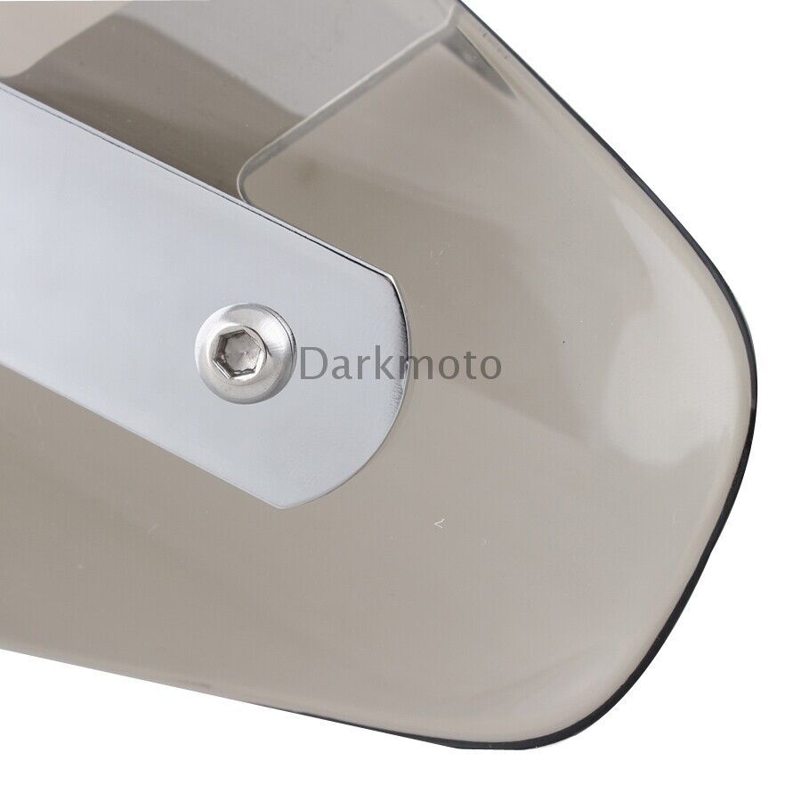 Universal Smoke Motorcycle Handle Bar Hand Guard Protector Wind Deflector Shield