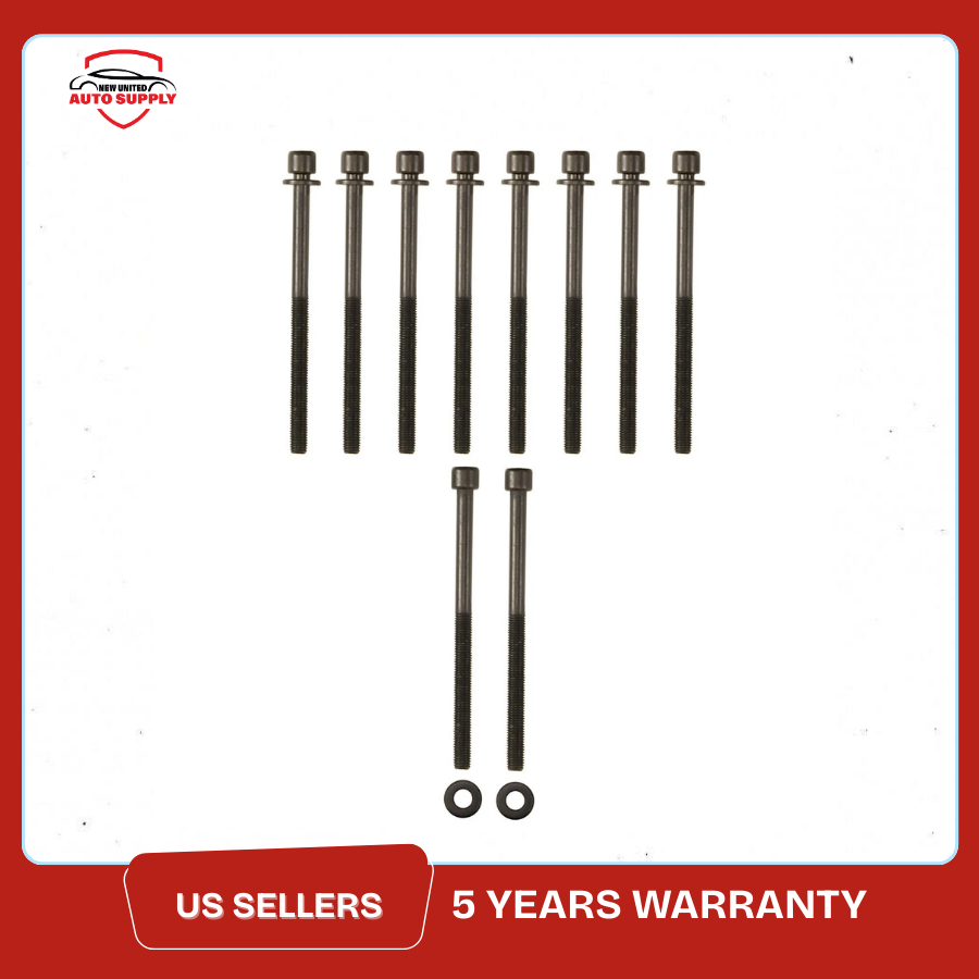 ES 72267 Felpro Set of 10 Cylinder Head Bolts for Jeep Cherokee Compass Journey