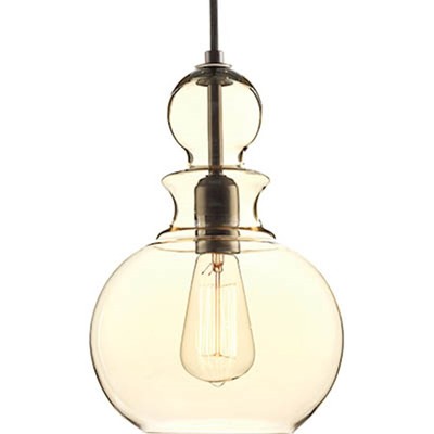 Progress Staunton 1 Light 8.5'' Pendant, Antique Bronze/Smoke - P5334-20
