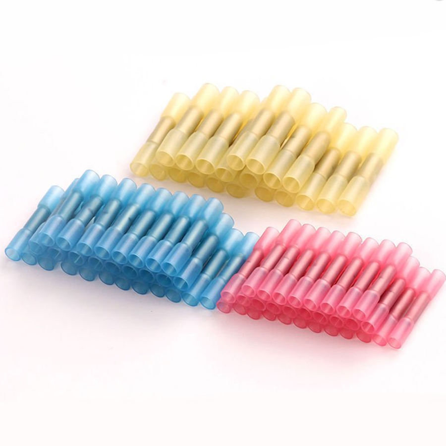 500/100x Waterproof Heat Shrink Butt Splice Wire Connectors Crimp Terminals Kits