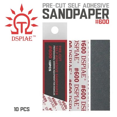 DSPIAE: SANDING : Boards - Blocks - Sticks : Pre-Cut Adhesive Sandpaper