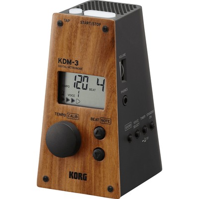 Korg KDM-3 Wood-Look Face Limited Edition Digital Metronome,