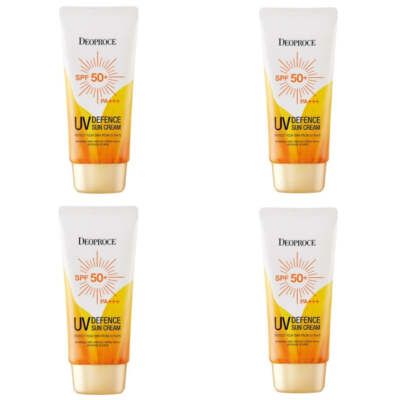Deoproce UV Defence Sun Cream SPF50+ PA+++ 50ml*4Pcs / FREE SHIPPING