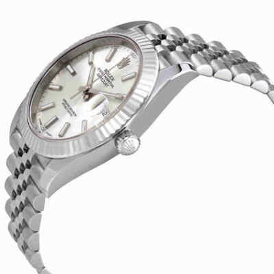 Pre-owned Rolex Oyster Perpetual Datejust Silver Dial Automatic Men's Watch 126334ssj