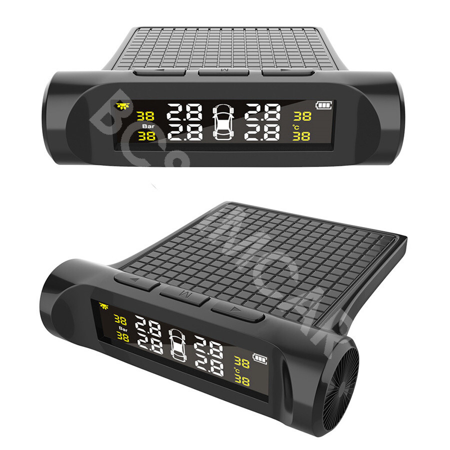 Wireless TPMS Car Tire Pressure Monitor System 4 External Sensors Security Alarm