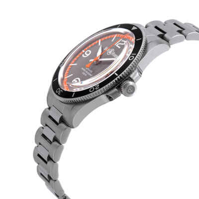 Pre-owned Bell & Ross Bell And Ross Vintage V2-92 Garde Cotes Automatic Matte Grey Dial Men's Watch