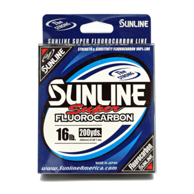 Sunline Super Fluorocarbon Fishing Line Pick Any Pound Test 200 Yard Spool