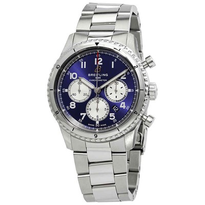Breitling Navitimer 8 Chronograph Automatic Blue Dial Men's Watch AB0119131C1A1