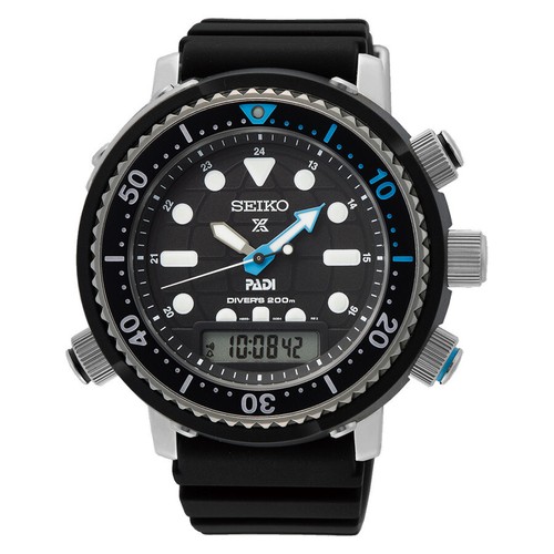 Pre-owned Seiko Prospex Snj035p1 Arnie 46.9mm Solar Padi Men Watch 200m Diver Snj035
