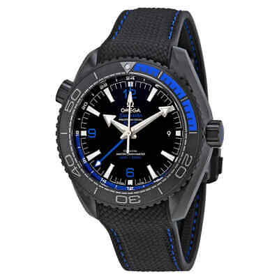 Мужские часы Omega Seamaster Planet Ocean с автоматическим безелем Batman