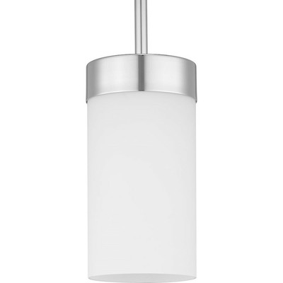 Progress Lighting Elevate Mini-Pendant, Etched White/Chrome - P500151-015