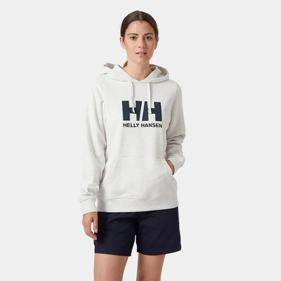 Helly Hansen Women's HH Logo Hoodie Color:823 NIMBUS CLOU No. 33978