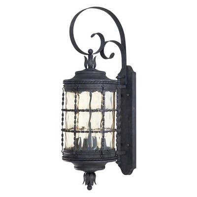 Minka Lavery Mallorca 4 Light Wall Mount, Spanish Iron - 8882-A39