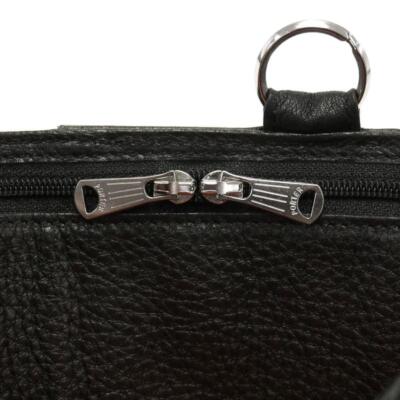 Pre-owned Porter Yoshida Calm Wallet Squid Fold Wallet 041-03122 Black