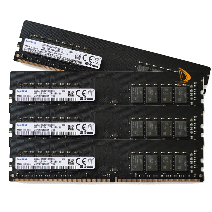 Samsung Kits 4x 16GB 2RX8 PC4-2133P DDR4 17000MHz CL15 DIMM
