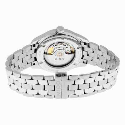 Pre-owned Mido Belluna Ii Automatic Black Dial Men's Watch M0244071106100