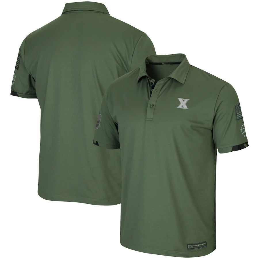 Поло Xavier Musketeers Colosseum Military Appreciation Echo Оливковое мужское 2XL