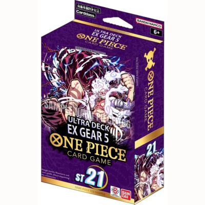 One Piece: Стартовая дека Gear5 Starter Deck EX (ST-21) ПРЕДПРОДАЖА 3/14