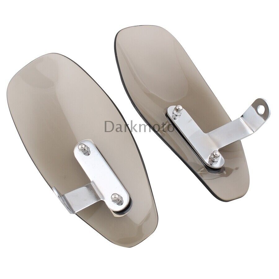 Universal Smoke Motorcycle Handle Bar Hand Guard Protector Wind Deflector Shield