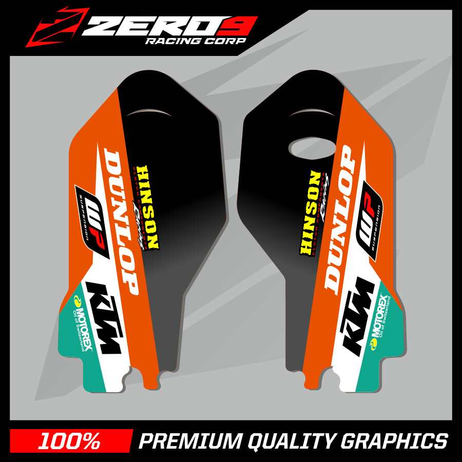 KTM SX 85 2018 - 2020  LOWER FORK DECAL MX GRAPHICS STICKER - TI