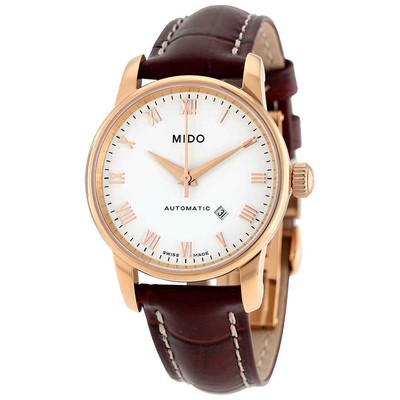 Mido Baroncelli II Автоматические Женские Часы с Белым Циферблатом M7600.3.26.8