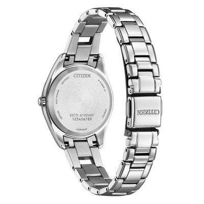 Pre-owned Citizen Silver Womens Analogue Watch Ew2601-81m