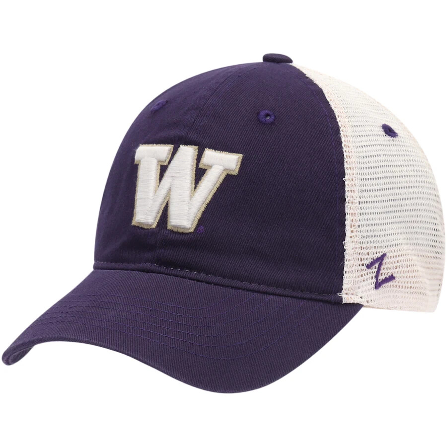 Men's Washington Huskies Zephyr University Trucker Adjustable Snapback Hat