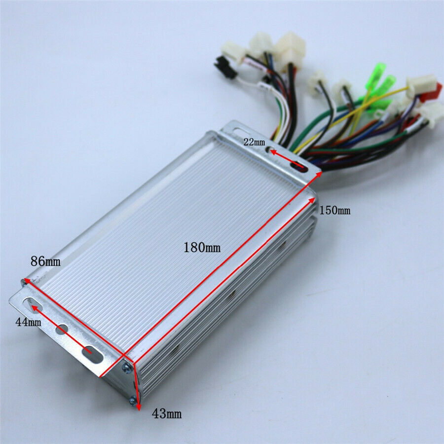 36V/48V Brushless Controller For E-bike Electric Bicycle 500W/600W BLDC Motor