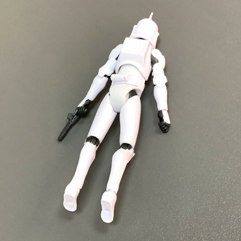 Lot 5 Star Wars The Clone Wars No. 5 Clone Trooper Aciton Figures Toys 2008