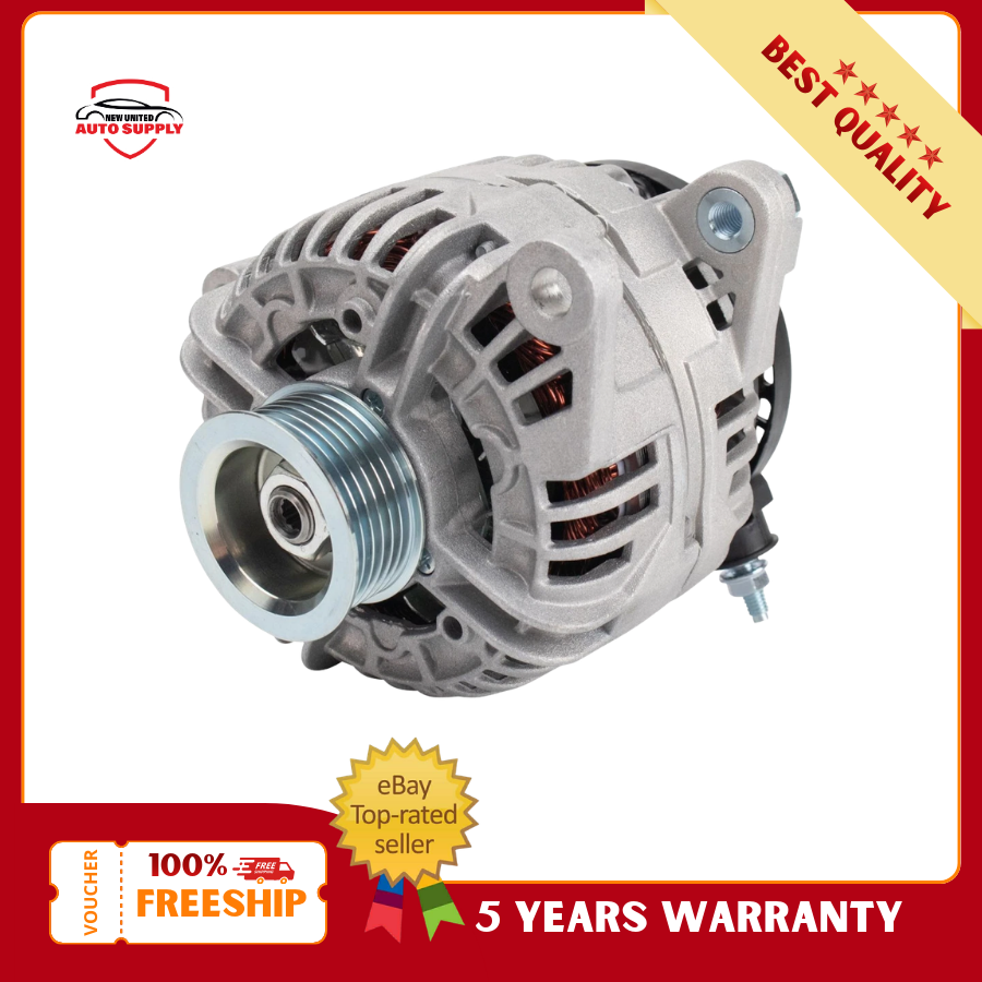 13872 132A Alternator 12V CW 6-Groove for 01-04 Jeep Grand Cherokee L6 4.0L