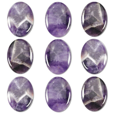 Dakota Stones Dog Teeth Amethyst 30x22mm Cabochon Gemstones. CAB-DTA30x22OV