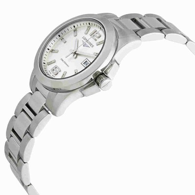 Pre-owned Longines Conquest Silver Dial Ladies 29.50 Mm Watch L33764766