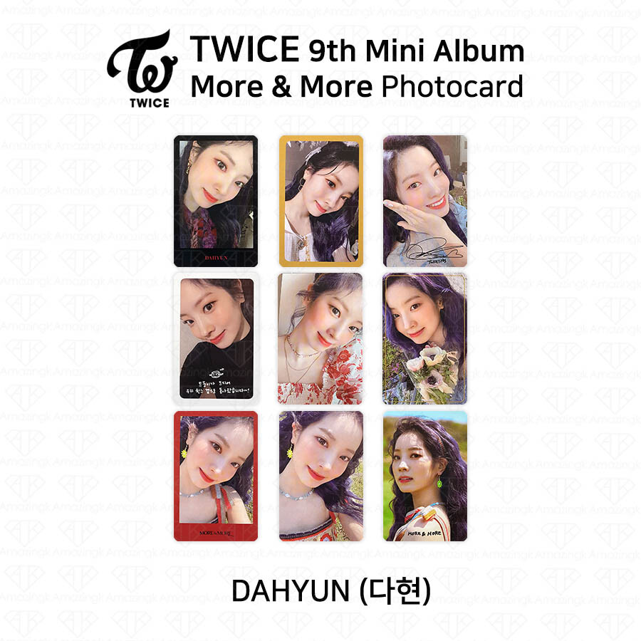 TWICE 9th Mini Album More And More Official Photocard Dahyun