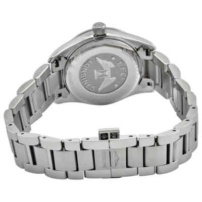 Pre-owned Longines Conquest Classic Quartz Silver Dial Ladies Watch L2.286.4.72.6