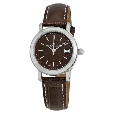 Женские часы Mathey-Tissot City с коричневым циферблатом D31186AM