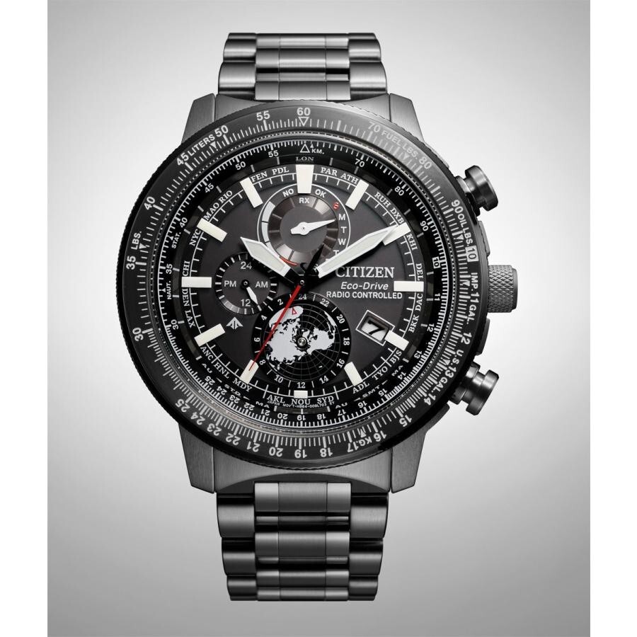 Pre-owned Citizen Promaster Sky Eco Drive Direct Flight Watch Men's By3005-56g