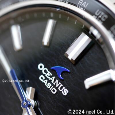Pre-owned Casio Oceanus Manta Ocw-s400-1ajf Japan Titanium Bluetooth Radio Solar Men Watch