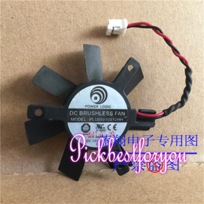 1PCS 45mm PLD05010S12HH Fan For ATI FIRE HD 6450 VGA Video Card 32mm #M280 QL
