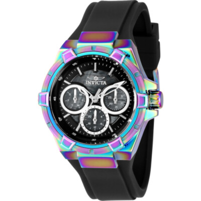 Женские кварцевые часы Invicta Aviator GMT с черным циферблатом 37309