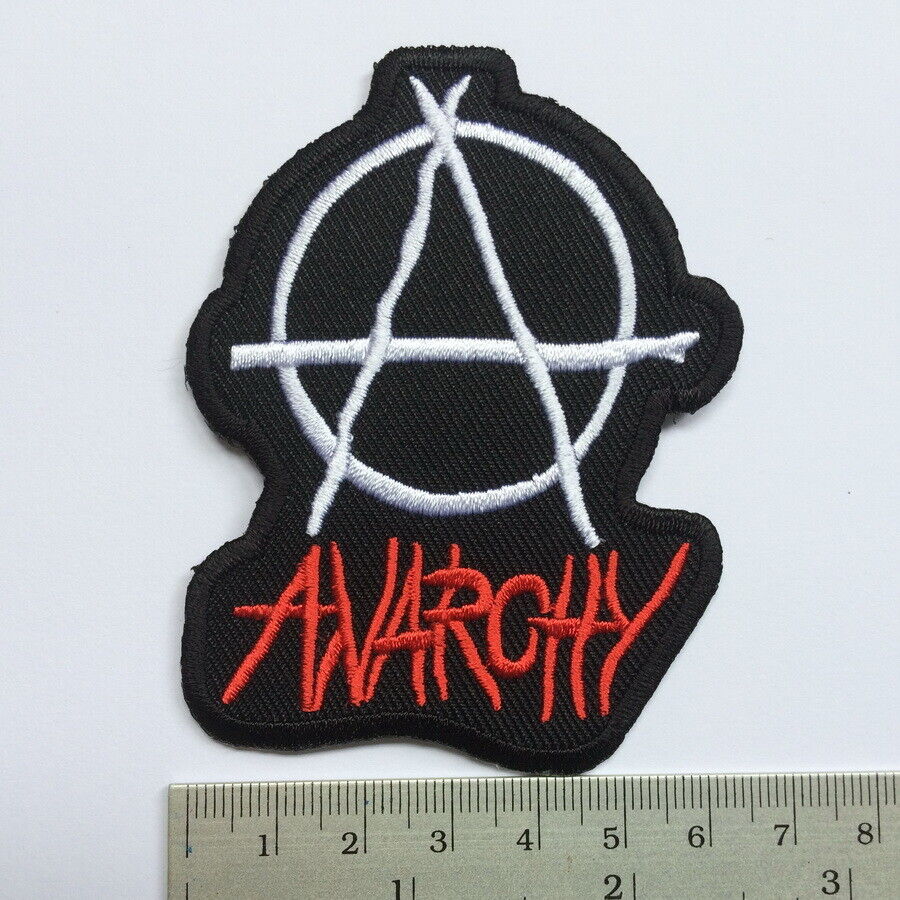 ANARCHY SONS ROCK MUSIC PUNK METAL BAND Embroidered Iron Sew On Patch Logo Badge 