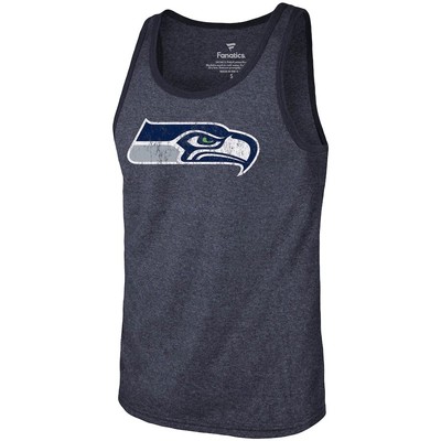 DK Metcalf Seattle Seahawks Majestic Threads Name & Number Tri-Blend Tank Top