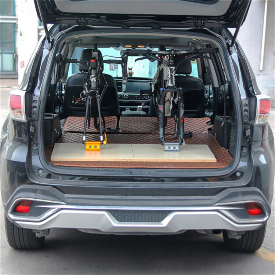 Black CNC Bicycle Fork Holder Bike Support Screw Mount for Pickup Truck Bed Rack